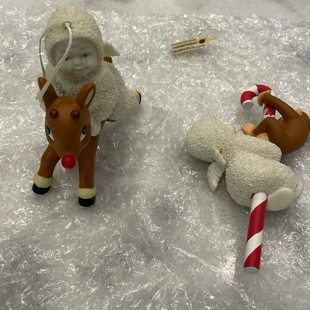 Snowbanies ornaments - set of 2
